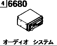 6680 - Audio system (fg,fx,fx-t,fm,g,& rr-f)