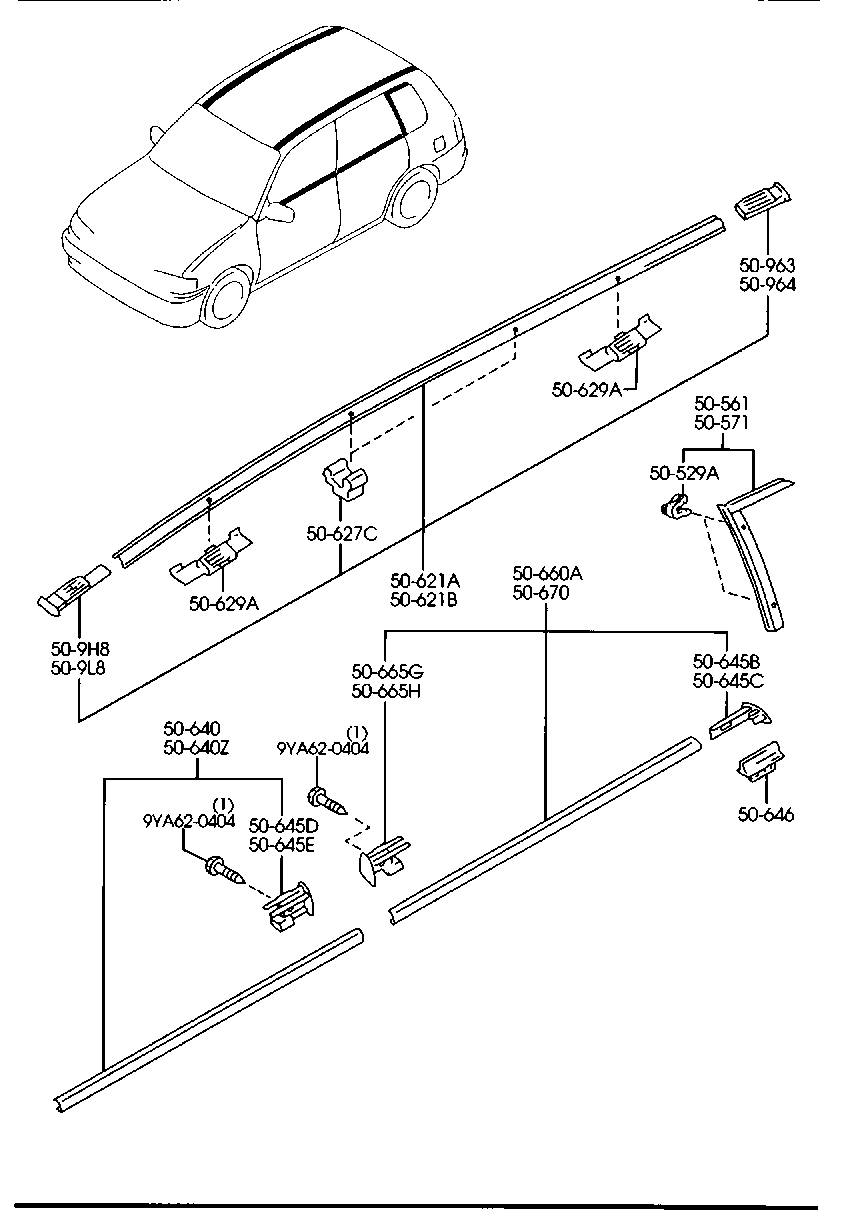 Mazda demio roof online rack