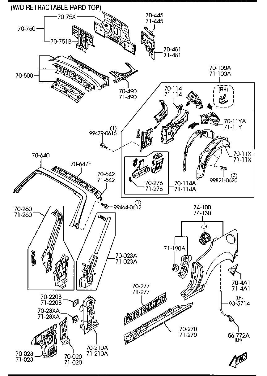 Side panels for Mazda MX-5 - Amayama