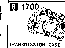 1700A - Manual transmission case (1800cc)