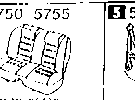 5755A - Rear no.2 seat