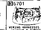 6701A - Engine & transmission wiring harnesses (gasoline)