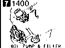 1400B - Oil pump & filter