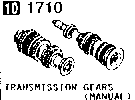 1710B - Manual transmission gears