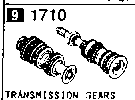 1710A - Manual transmission gears (5-speed)