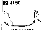 4150 - Clutch cable (manual transmission)