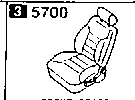 5700 - Front seats (w/o on-board diagnosis)