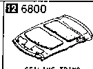 6800 - Ceiling trims (w/o sunroof)