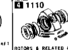 1110 - Rotors & related parts