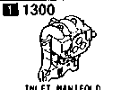 1300 - Inlet manifold
