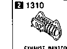 1310 - Exhaust manifold