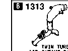 1313 - Twin turbo air intake system