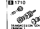 1710 - Manual transmission gears