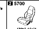5700 - Front seats