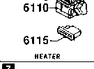 6110 - Heater unit components