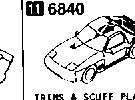 6840 - Trims & scuff plates