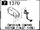 1370AA - Emission control system (inlet side) (3000cc)