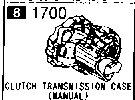 1700A - Manual transmission case (2wd)