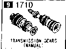 1710B - Manual transmission gears (4wd)