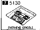 5130A - Overhead console