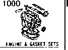 1000AA - Engine & gasket sets (3000cc)