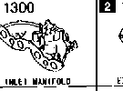 1300A - Inlet manifold (2300cc)