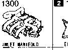 1300AA - Inlet manifold (3000cc)