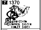 1370A - Emission control system (inlet side) (2300cc)