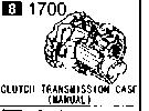 1700A - Manual transmission case