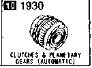 1930A - Automatic transmission clutches & planetary gears