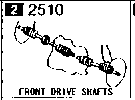 2510A - Front drive shafts (mt)
