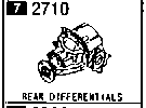 2710A - Rear differentials (4wd)