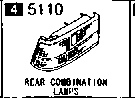 5110A - Rear combination lamps