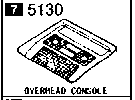 5130A - Overhead console