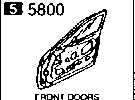 5800A - Front doors