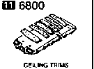 6800A - Ceiling trims