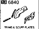 6840A - Trims & scuff plates