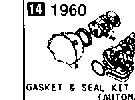 1960A - Gasket & seal kit (automatic ; electronic control)
