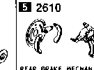 2610 - Rear brake mechanisms
