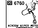 6760 - Window wiper motor components (rear)