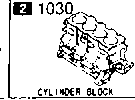 1030A - Cylinder block (2000cc)