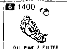 1400A - Oil pump & filter (2000cc)