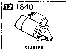 1840A - Starter (2000cc)