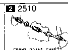 2510B - Front drive shafts