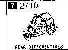 2710A - Rear differentials