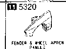 5320A - Fender & wheel apron panels