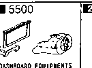 5500A - Dashboard equipments