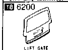 6200A - Lift gate