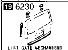 6230A - Lift gate mechanisms