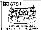 6701A - Engine & transmission wiring harnesses